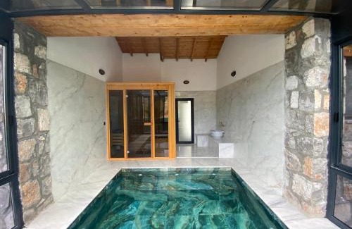 Mentese Villa | Luxury Stone House With Turkish Hamam, Sauna, İndoor and Outdoor Pool in Fethiye