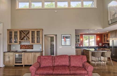 Lake Township House | Luxury Three Bedroom Home On Beautiful, Blue Crystal Lake Waterfront