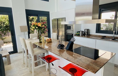 Los Cuarteros Villa | Luxury Villa walking distance to the beach, located next to a park.