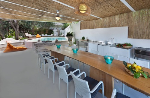 Nerano Villa | Luxury VILLA ARIADNE with private pool, jacuzzi, terrace and sea view