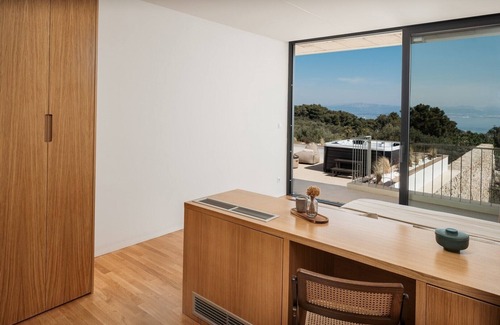 Gornje Selo Villa | Luxury Villa Authentic heated pool 56m2 sea view sauna jacuzzi bbq family