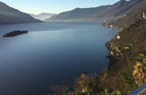 Ronco sopra Ascona Villa | Luxury villa, panoramic view of Lake Maggiore, heated large pool, 2 PP