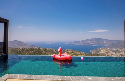 Kas Villa | Luxury Villa for 6 People with Sea View in Kalkan Kördere