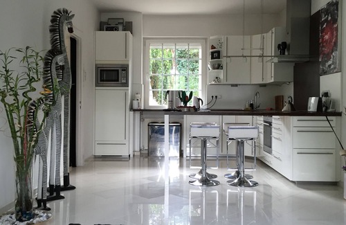 Hamburg-Blankenese Villa | Luxury villa, garden, fully equipped Hamburg Blankenese, sauna EFH top location
