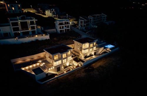 Drobnici Villa | Luxury Villa - New Building with pool and Fantastic Side Sea View