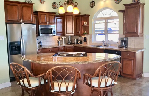 Frigate Bay House | Luxury Villa, Panoramic, Ocean, Mountain Views, Turtle Beach, Grill, Pool!