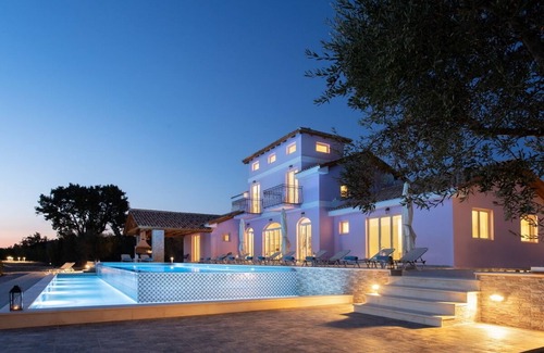Agia Marina Villa | Luxury Villa with Private Pool, Tennis Court & Vineyard | Aneli Villa Alexandra