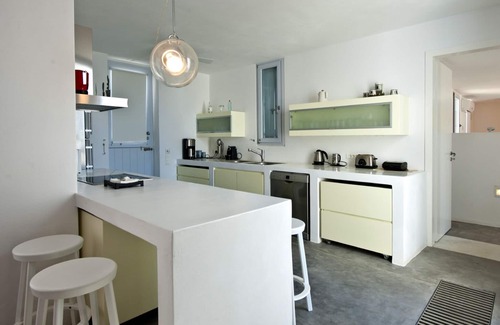 Nea Cryssi Akti Villa | Luxury villa with private pool, sea front, walking distance to the beach