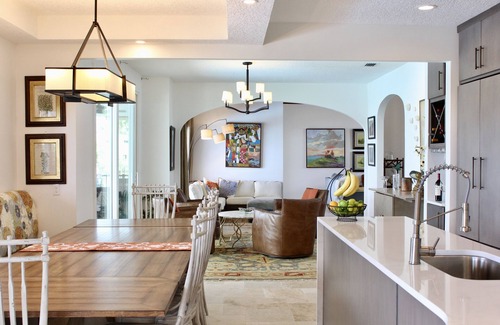 St. Augustine House | Luxury Villa with heated pool, spa/hot tub, dock, near beach, Sunsets!