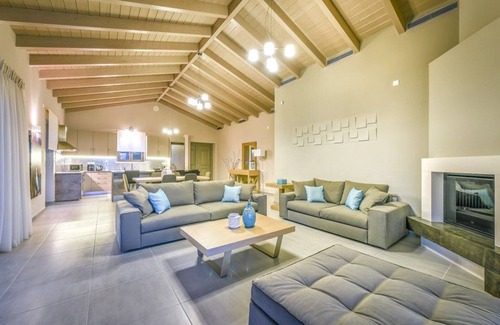 Limni Keri Villa | Luxury Villa Zante | Villa Artina | Poolside Bar | Childrens Playground | Sea.
