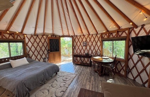 Mineral Wells Cabin | Luxury Yurt in Mineral Wells