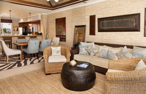 Waikoloa Condo | Luxury Zen Polynesian Penthouse & Gold Member Golf Privileges Option
