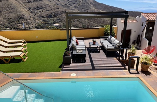 Agaete House | LV LOS VEROLES with heated and private pool, beautiful views and wifi.