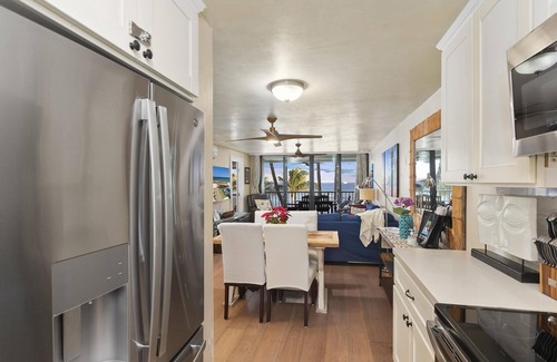 Maalaea Condo | Maalaea Kai 307 Maui Prime Oceanfront nKing Beds w/ensuitenDedicated Workspace