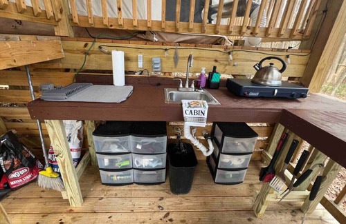 Traphill RV Rental | Magical Woodsy Glamping minutes from Stone Mountain, NC