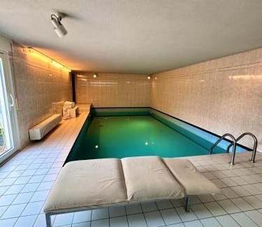 Seligenstadt House | Magisches Doppelzimmer mit atemberaubender Wasserfall-Wand in Seligenstadt