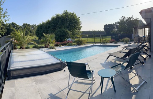 Saint-Geours-de-Maremne Villa | Magnifique Villa Avec Piscine à 20 min de Hossegor