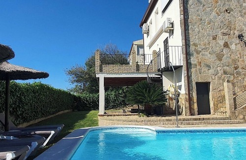 Guillena Ski Chalet | Magnificent Casa Lago with the nickname "the castle". Private heated pool.
