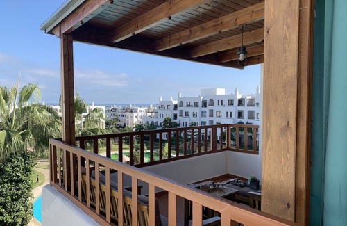Marina Smir Apartment | Magnificent Duplex Sea view and swimming pools direct access to the beach