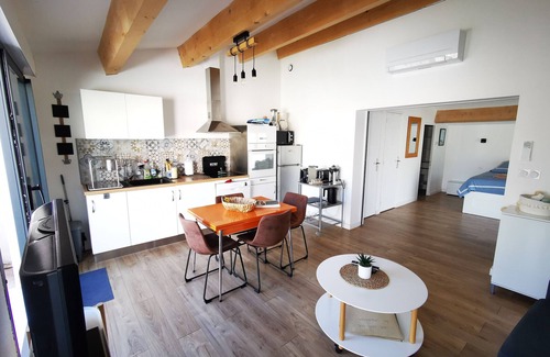 Balaruc-le-Vieux House | Magnificent gîte T2, 50 m2, shady garden, quiet, near pond and cures