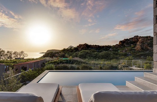 Agios Ioannis Villa | Magnificent Lemnos Villa | Villa Lemnos Nocturne | Private Swimming Pool |.