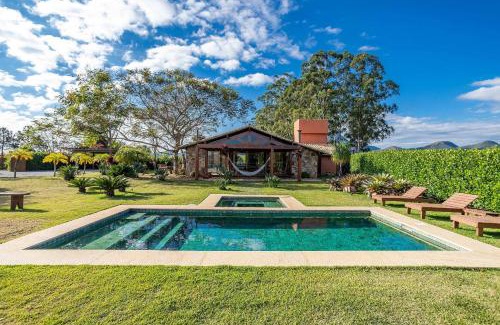 Itaipava House | Magnificent views, 3 suites, pool w/heated tub