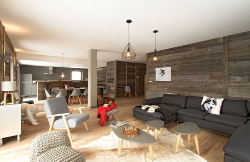 Huez-en-Oisans Ski Chalet | Magnifique chalet mitoyen, Bain à Remous