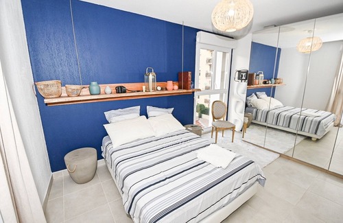Roquebilliere Apartment | Magnifique Design T2, Confortable, Parking Gratuit