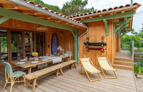 L'Herbe Villa | Magnifique maison à 20 m de la mer vue bassin