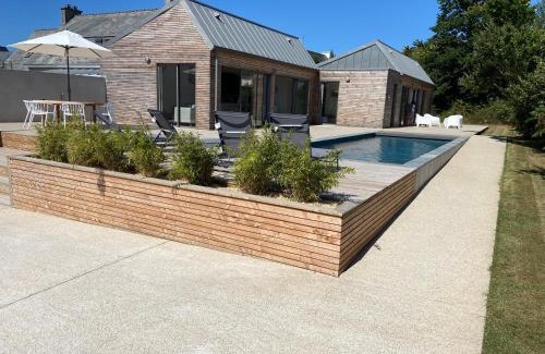 Landunvez House | Magnifique villa avec piscine, à 5 min des plages