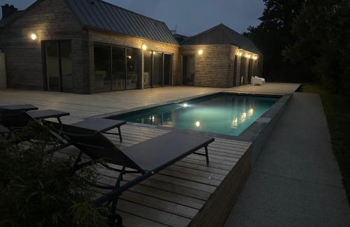 Landunvez House | Magnifique villa avec piscine, à 5 min des plages