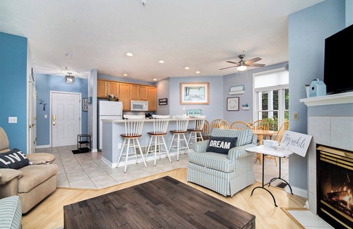 Manistee Condo | Main Floor Poolside Retreat