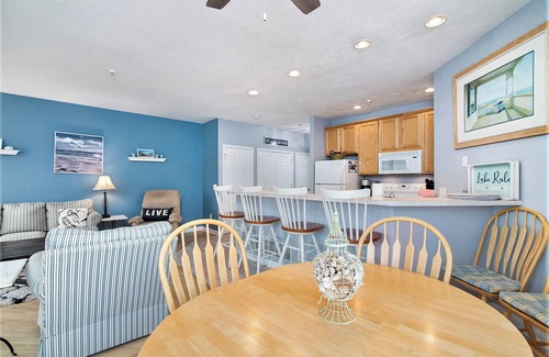 Manistee Condo | Main Floor Poolside Retreat