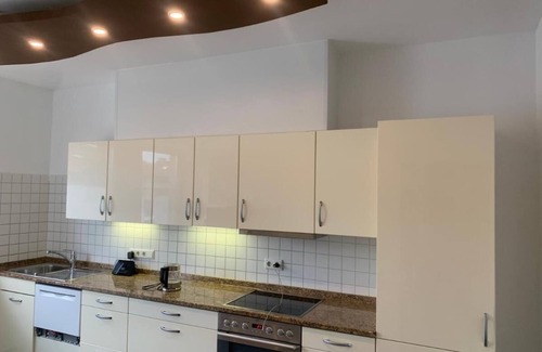 Mainaschaff Apartment | Mainpark apartment 4 rooms in a quiet apartment near Aschaffenburg for 10 people