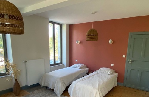 Le Temple-sur-Lot House | Maison à la Campagne Avec Grande Pièce à Vivre, Idéal Pour les Familles