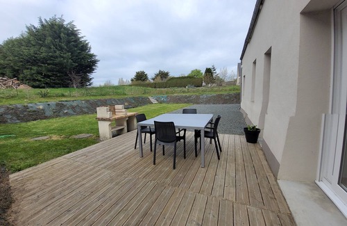 Creances House | Maison Avec Jardin Dans Environnement Calme à 5' de la Plage