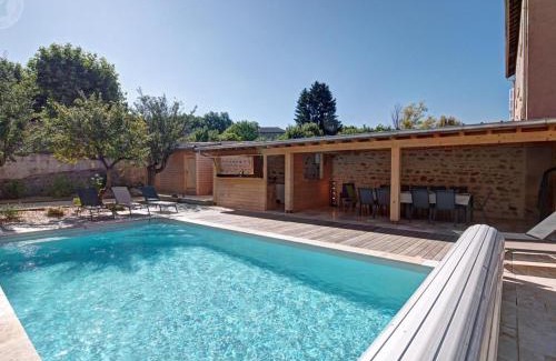 La Benissons-Dieu House | Maison charmante avec piscine privée chauffée et jardin clos, wifi inclus - FR-1-496-339