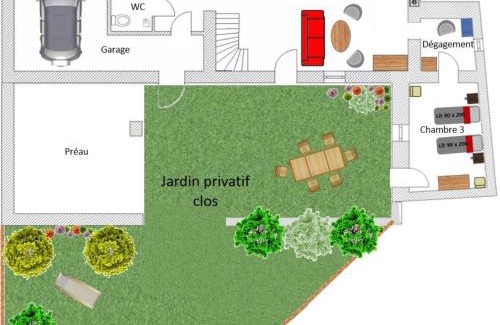 Rouans House | Maison Charme Rénovée, Jardin, Proche Nantes, Familles & PMR Bienvenues - FR-1-306-1059