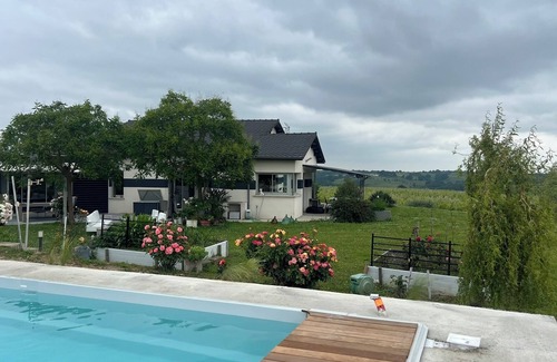 Sainte-Croix-Du-Mont Villa | MAISON CONTEMPORAINE AU MILIEU DES VIGNES 200 m2 - 6 personnes - LUXE.