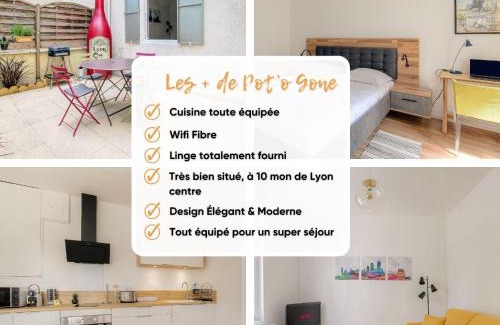 Vancia - Crepieux Apartment | Maison cosy avec terrasse à 15 minutes de Lyon et WIFI