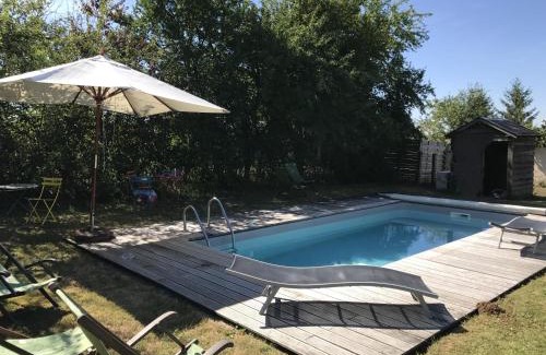 Vignoux-sous-les-Aix House | Maison de charme avec piscine