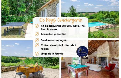 Montaigu-de-Quercy House | Maison de charme avec piscine - Oc Keys