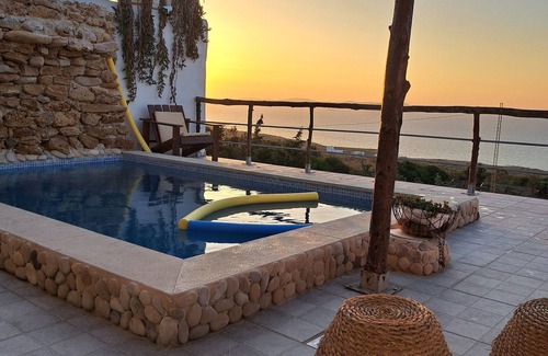 Aousja Villa | Maison de Vacance Avec vue Époustouflante sur Forêt, Montagne et mer Dar Noussa