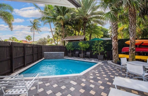 Birch Park Finger Streets House | Maison du luc , 1 Block from Fort Lauderdale Beach