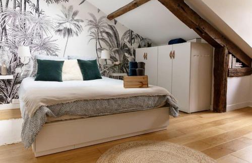 Centre Ville Villa | Maison et appartement attenant pour 10 personnes avec terrasse, cour et parking
