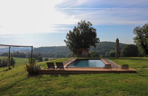 Montesquiou House | Maison Puchouaou gîte 12 personnes avec piscine privée