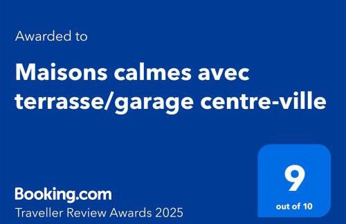 Jouvence House | Maisons calmes avec terrasses et garages centre-ville B et C