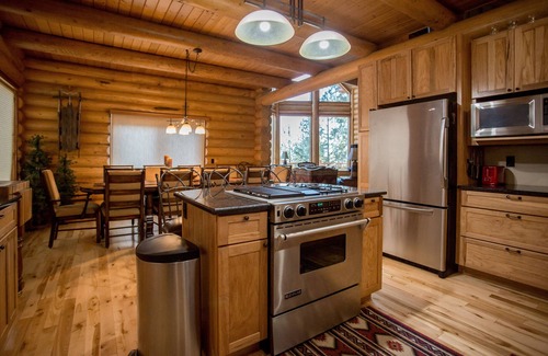 New Meadows House | Majestic Log Cabin with Amazing Views; Near Brundage & MeadowCreek Golf Course