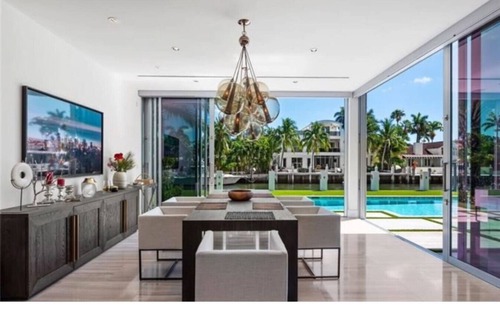 East Fort Lauderdale House | Majestic Luxury: Waterfront Villa W Theater Room