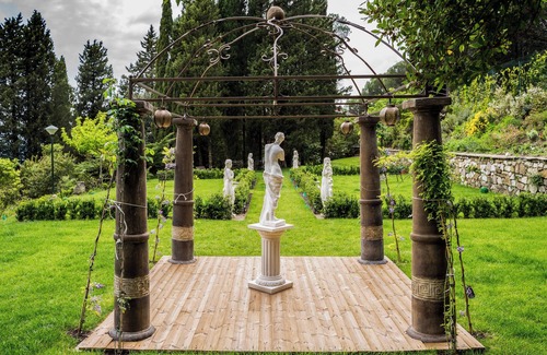 Fiesole Villa | Majestic Villa in Hills of Florence with Gardens Gym Jacuzzi and Sauna